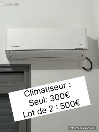 Lot de 2 climatiseurs 9000 BTU à petit prix