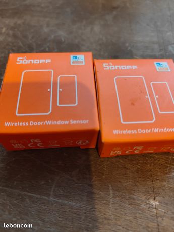 2 Détecteurs douverture de porte et de fenêtre SONOFF Zigbee SNZB-04