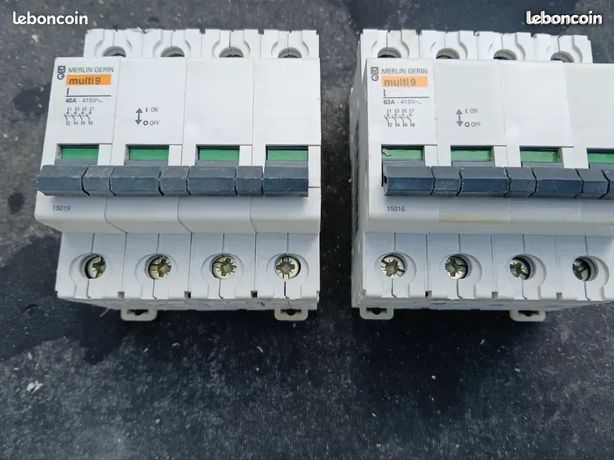 2 disjoncteurs sectionneur