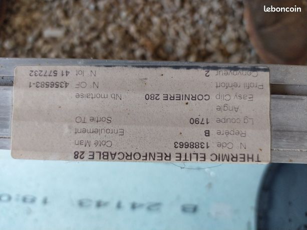 Lot de 2 linteaux coffre pour volet roulant