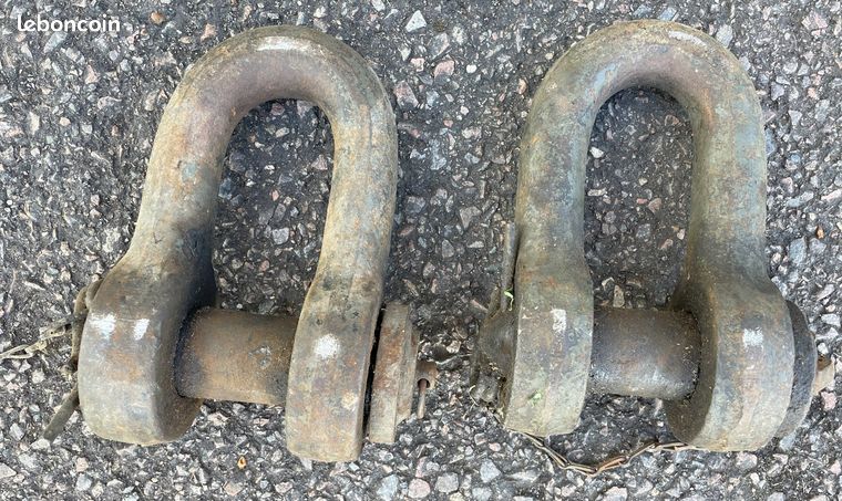 2 Manilles Agricoles diamètre 38mm