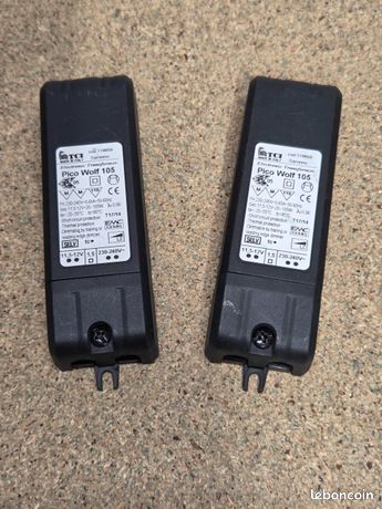 2 mini transformateurs électroniques TCI Pico Wolf 105