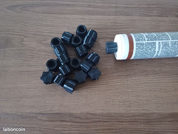 Lot de 20 bouchons de cartouche silicone