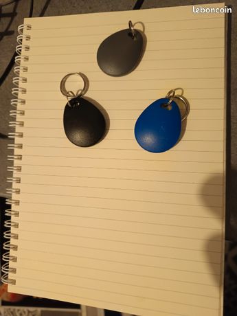 3 badges Myfox FO 3011 pour armer/désarmer une centrale myfox/evology