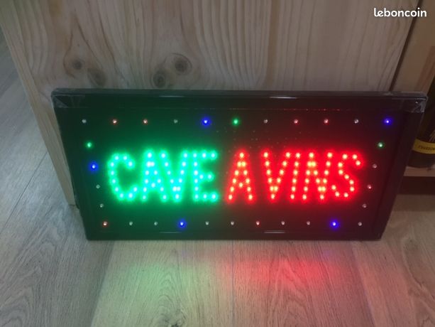 3 cadres lumineux cave a vins