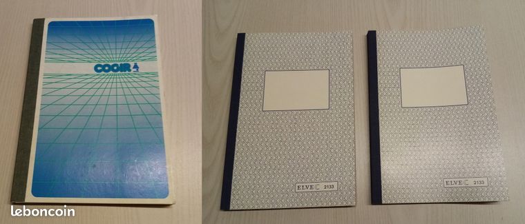 Lot de 3 Carnets Bureautique Chimique Autocopiant