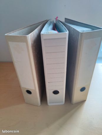 Lot de 3 classeurs de bureau