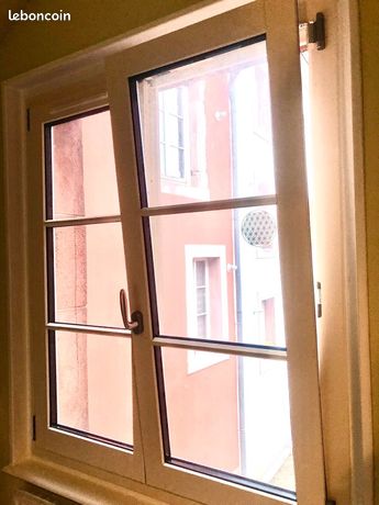 Lot de 3 Fenêtres double vitrage en bois