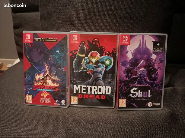 Lot de 3 jeux switch
