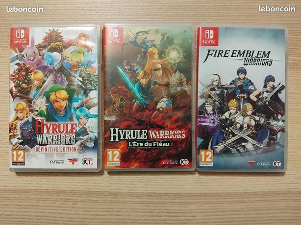 Lot de 3 jeux Switch