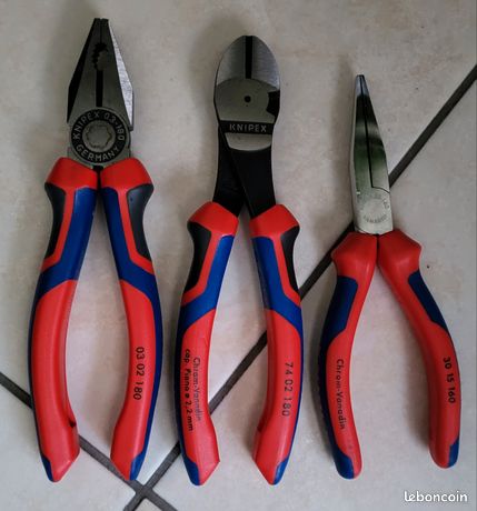 Lot de 3 pinces Knipex neuves