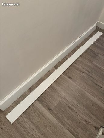 Lot de 3 plinthes blanches L. 220 cm x l. 60 mm x Ép. 11 mm - GoodHome