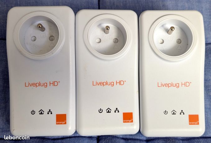 Lot de 3 Prises LIVEPLUG HD