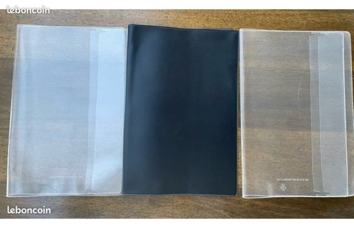 Lot de 3 Protèges agenda 16x24