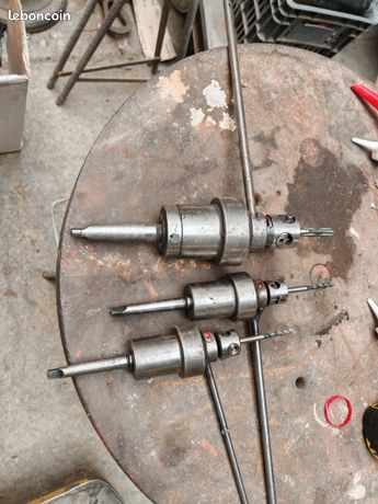 Lot de 3 tête a taraudé