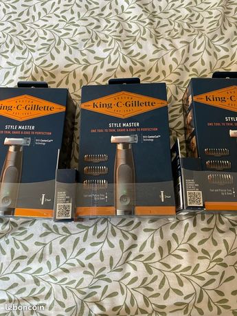 3 tondeuses King c Gillette avec lame en
