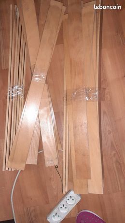 Lot de 34 lattes68x5 le tous 10 euros