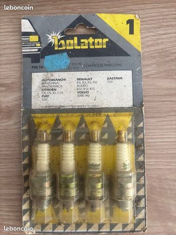4 bougies vintage Isolator