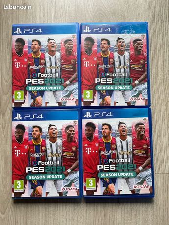 Lot de 4 EFootball PES 2021 sur PS4