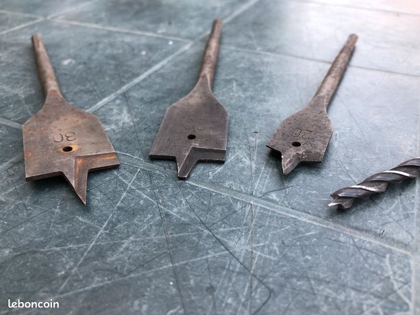 Lot de 4 forets à bois