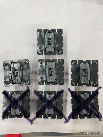 4 interrupteurs Legrand Céliane
