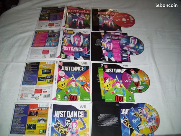 4 jeux Nintendo Wii Just Dance 1 4 2015 2016