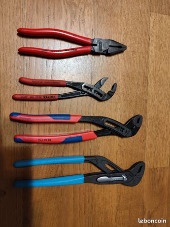Lot de 4 pinces knipex et hazet