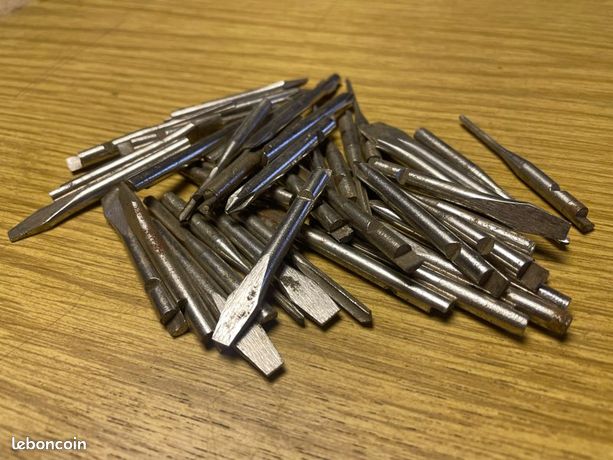 Lot de 42 lames à simple gorge