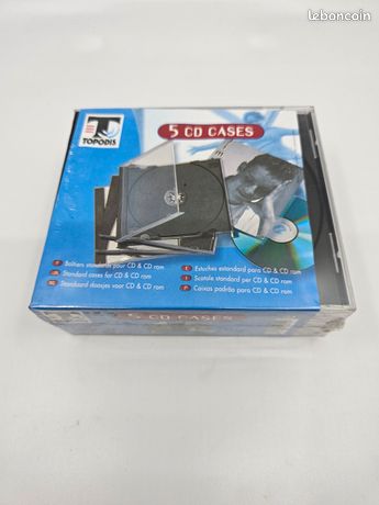 5 CD Boitiers de Remplacement