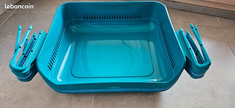 Lot de 5 paniers de rangement suspendus