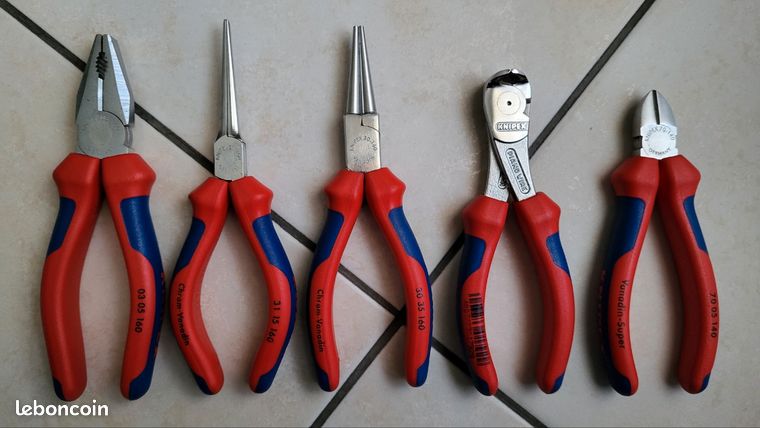 Lot de 5 pinces Knipex neuves