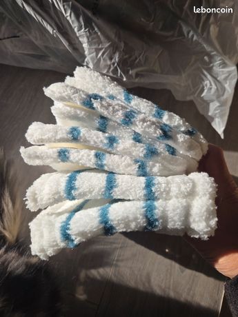 Lot de 5 serpillières lingettes neuvedpour balaie vapeur Black & Decker