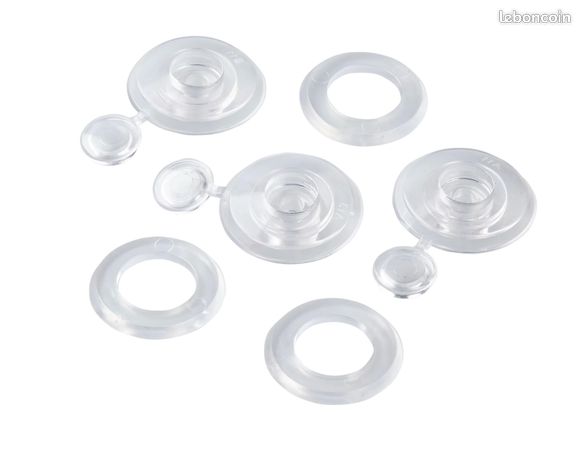 Lot de 50 capuchons pour tire-fond Pour plaques alvéolaires polycarbonate
