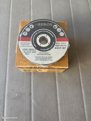 50 disques à tronçonner 125mm