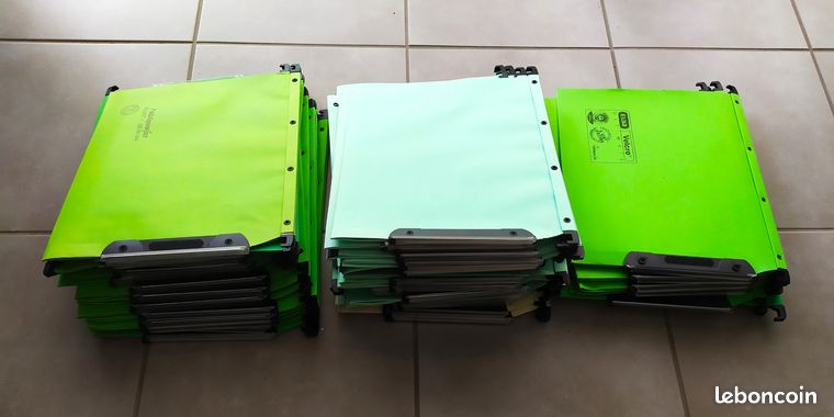 50 dossiers suspendus a velcro