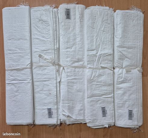 50 sacs à gravats et ultra résistants