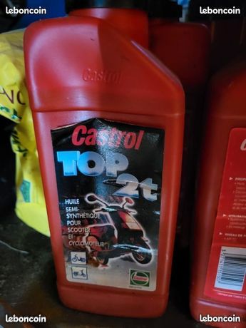 Lot de 6 bidons d'huile CASTROL neufs