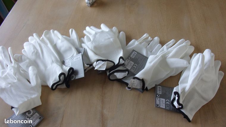 Lot de 6 paires de gants de travail neuf
