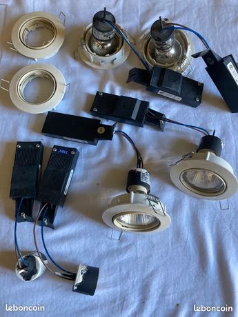 6 spots à encastrer