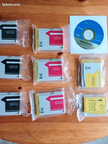 8 Cartouches Encre Brother DCP 153C