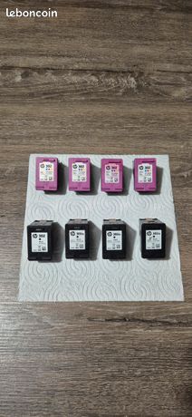 8 cartouches HP 302 vides