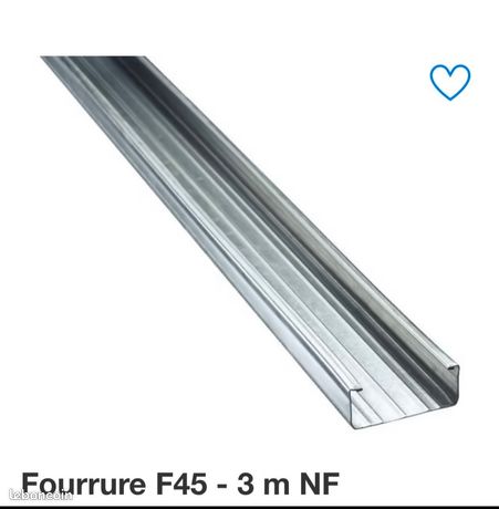 9 barres fourrure F45 3 mètres
