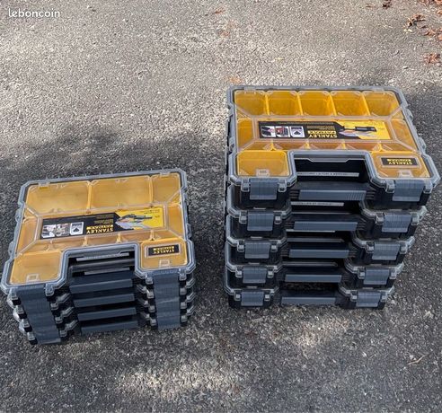 Lot de 9 boîte rangement fatmax