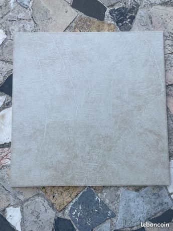 Lot de 9 carreaux de carrelage grès cérame fin vitre 60x60