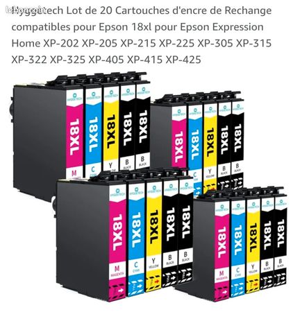Lot de cartouches pour imprimante epson neuves