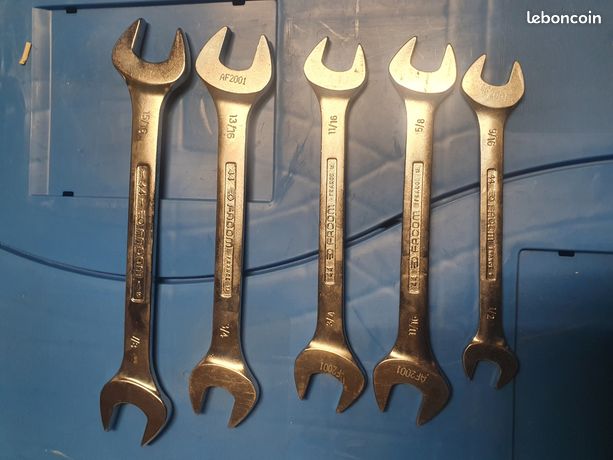 clef plate facom en taille américaine (pouces)