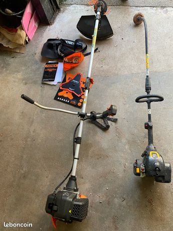 Lot de deux débroussailleuses