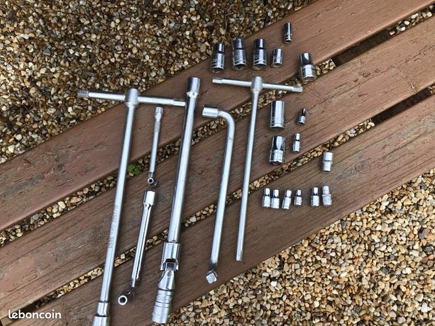 Lot de douilles, rallonges