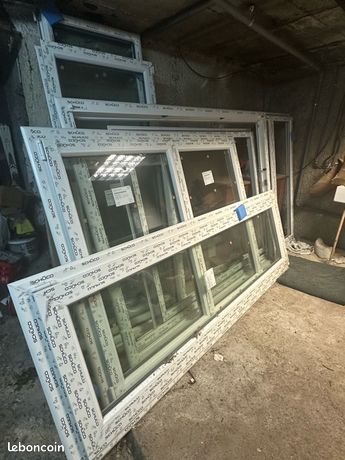 Lot de fenêtres PVC neuves – erreur de commande