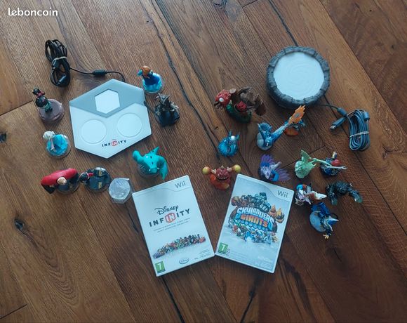 Lot de jeux nintendo wii skylanders et Disney